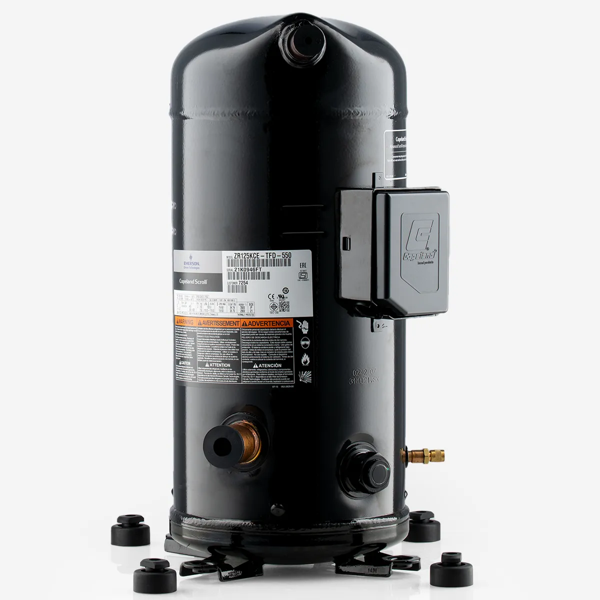 Copeland ZR125KCE-TFD-522 Scroll Compressor