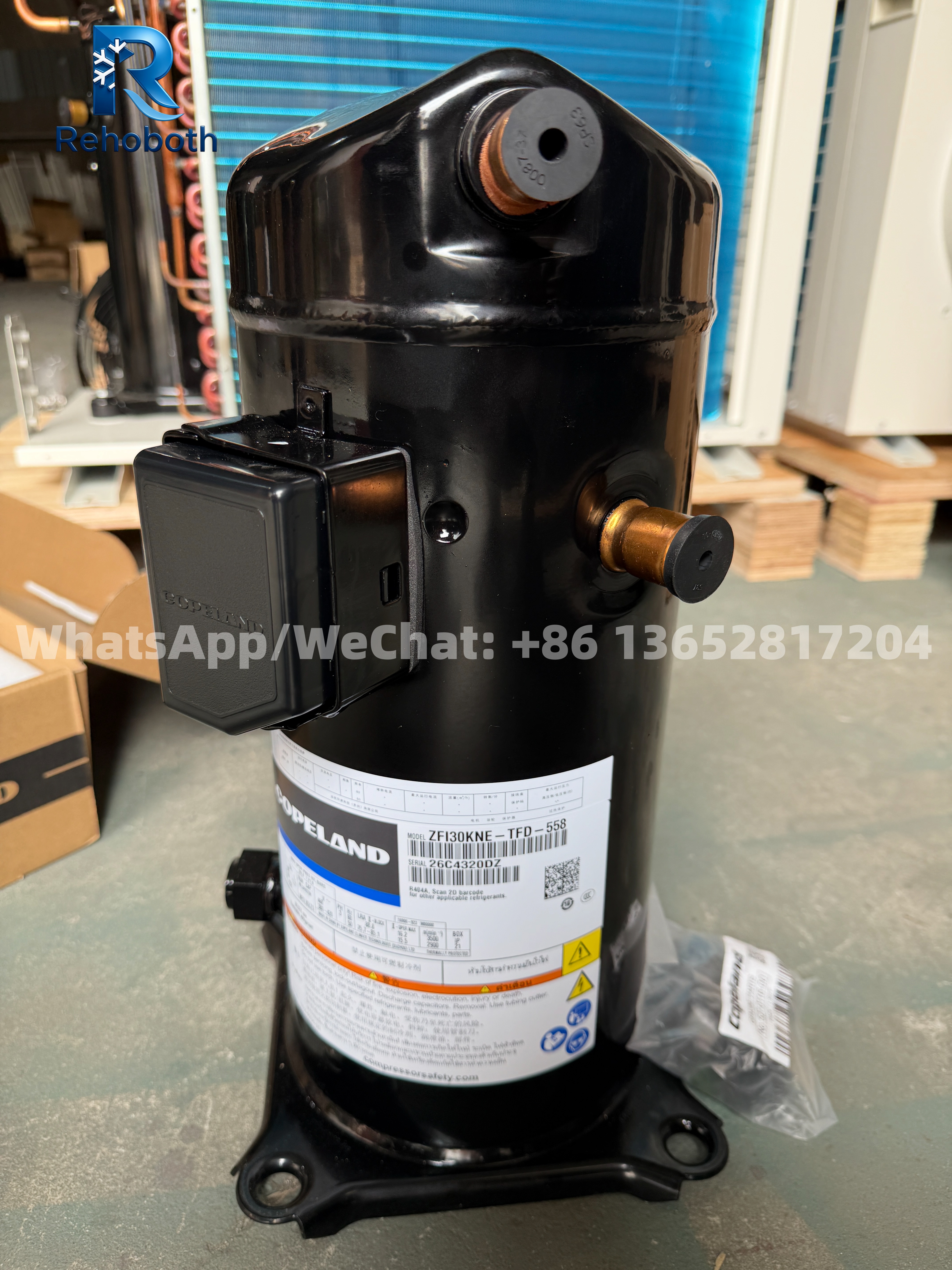 Copeland ZFI30KNE-TFD-558 Low Temperature Scroll Compressor