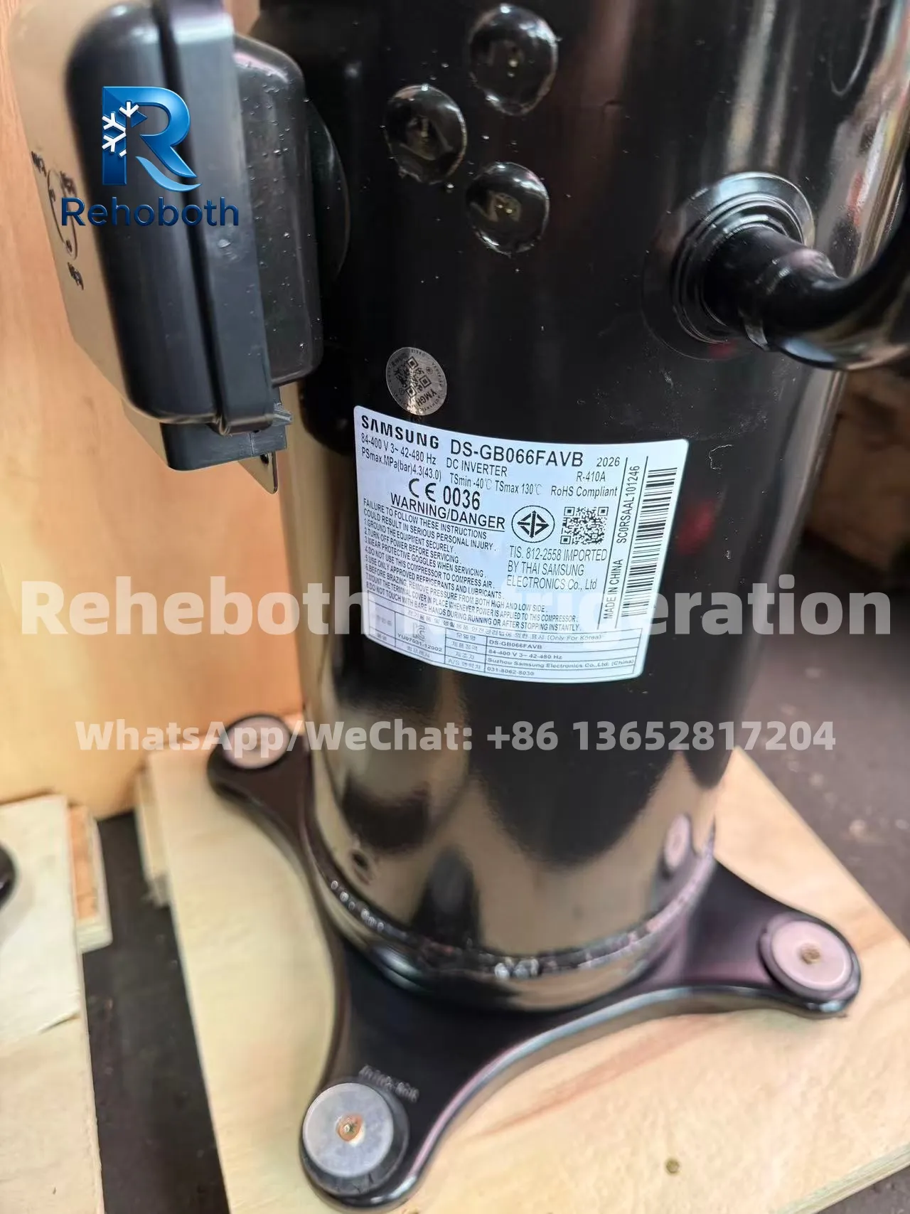 Samsung DS-GB066FAVB  Genuine ~7HP DC Inverter Scroll Compressor.