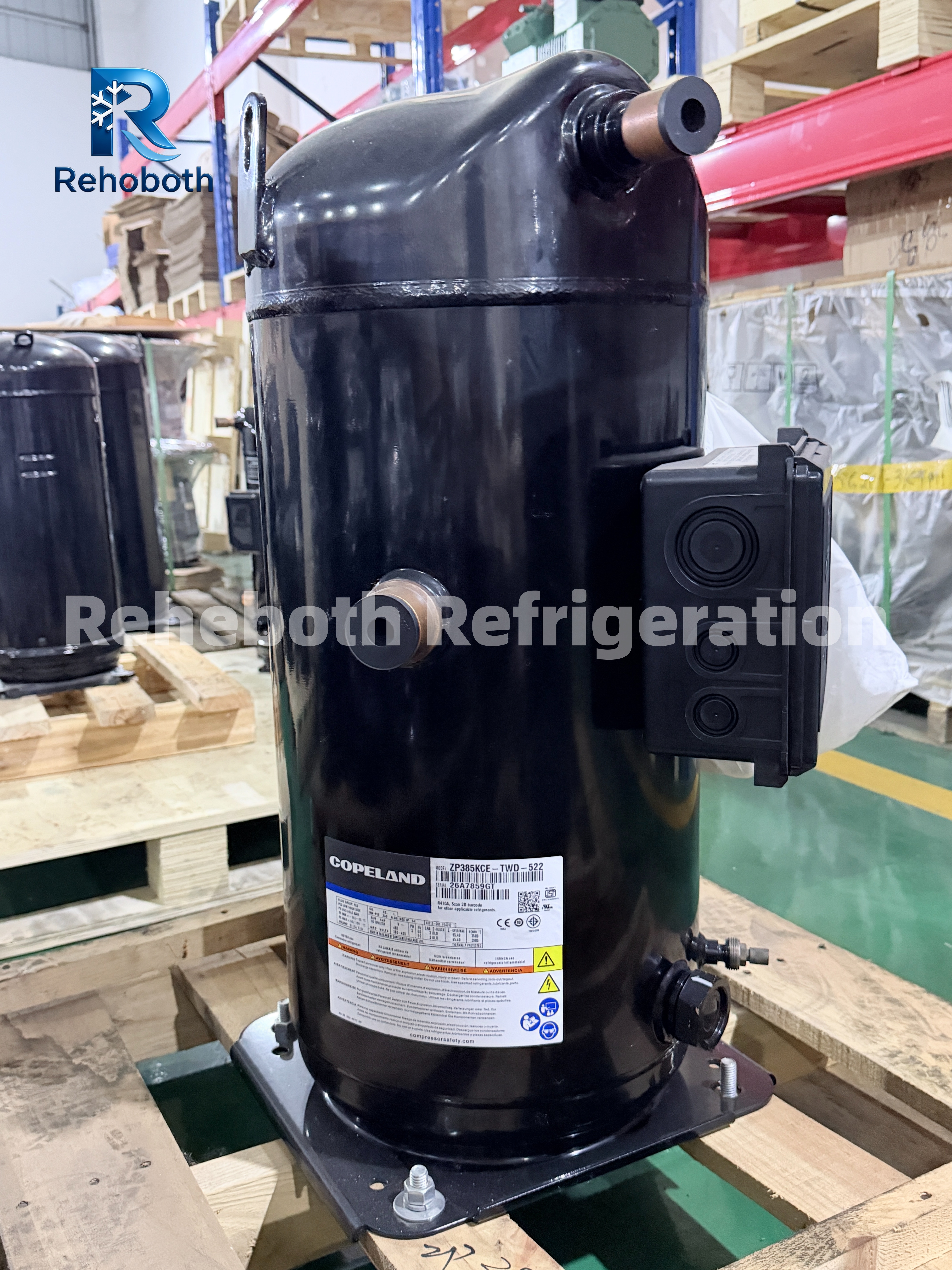 Copeland ZP385KCE-TWD-522  Genuine 30HP Heavy-Duty Scroll Compressor.