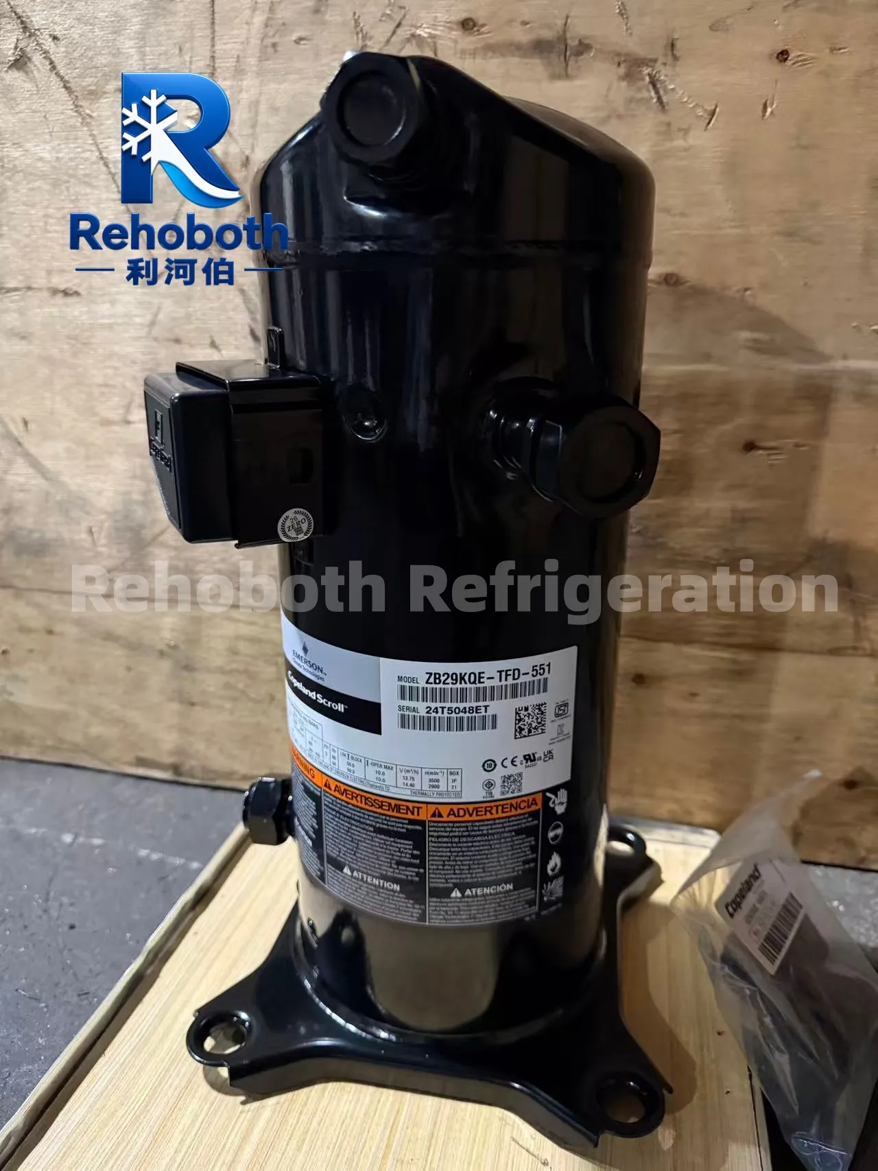 ⚡️ Copeland ZB29KQE-TFD ❄️  Original 4HP Refrigeration Scroll Compressor. Ready to ship!