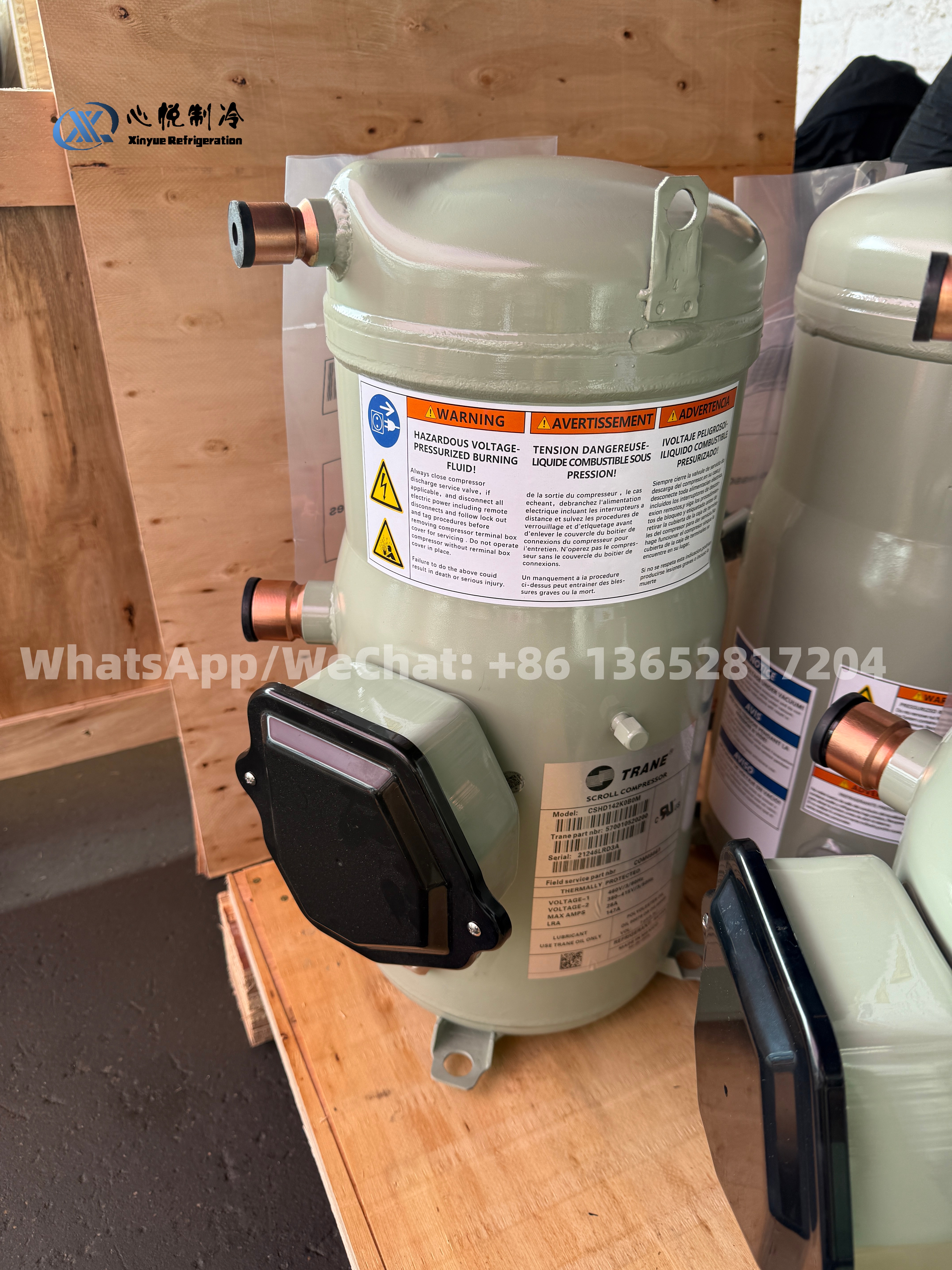 Trane CSHD142K0B0M  Genuine 12HP Commercial Scroll Compressor.