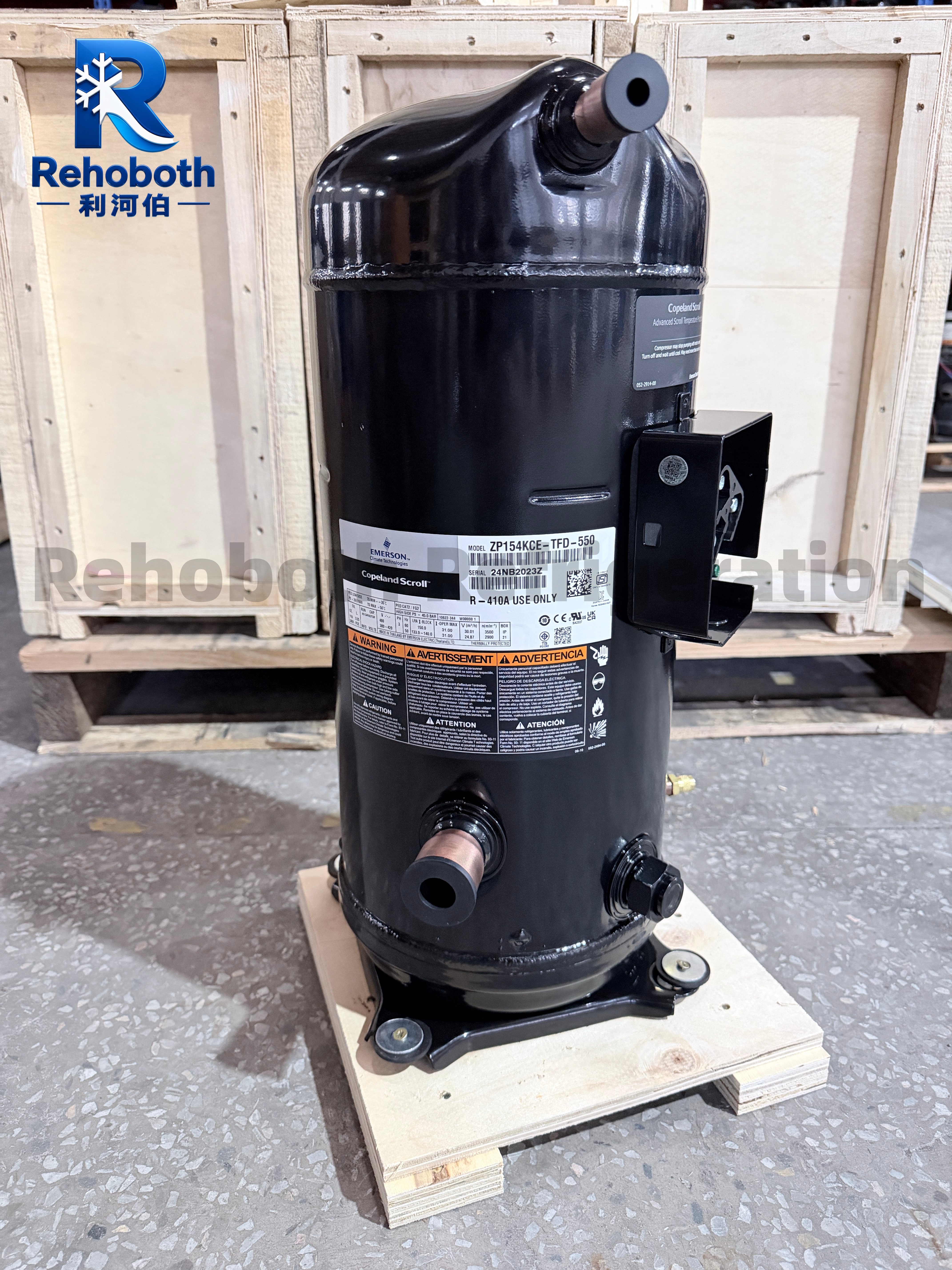 Copeland ZP154KCE-TFD  Original 13HP Commercial Scroll Compressor. Ready to ship!