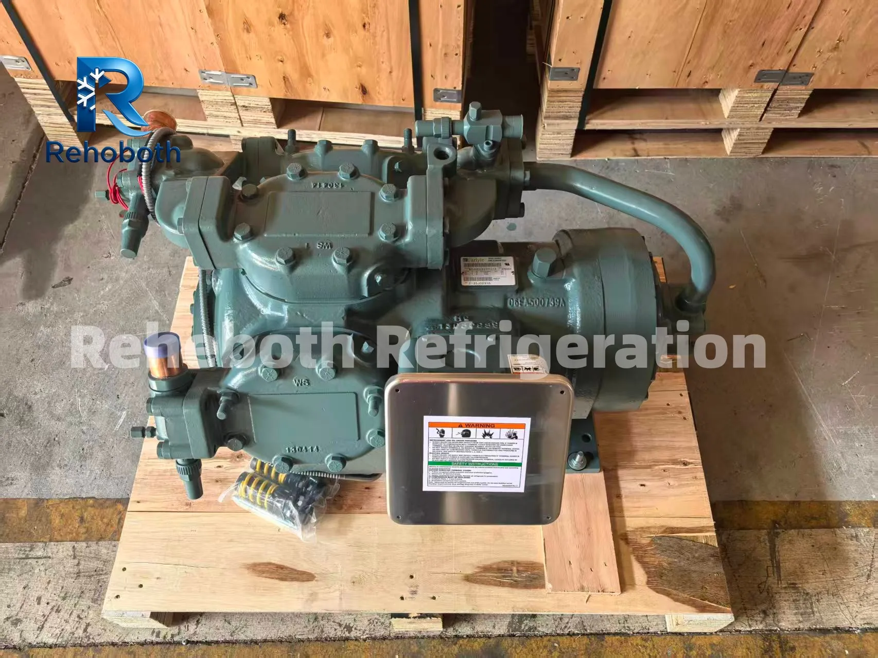 Carlyle / Carrier 06CC889P200  Original 30HP 2-Stage Semi-Hermetic Compressor.